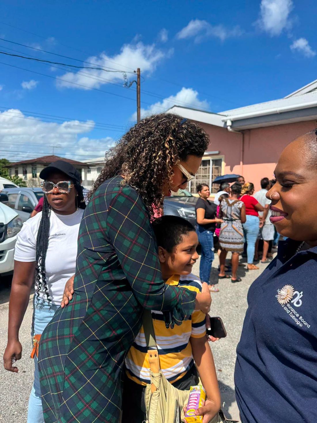 Hon. Khadijah Ameen with St Augustine residents